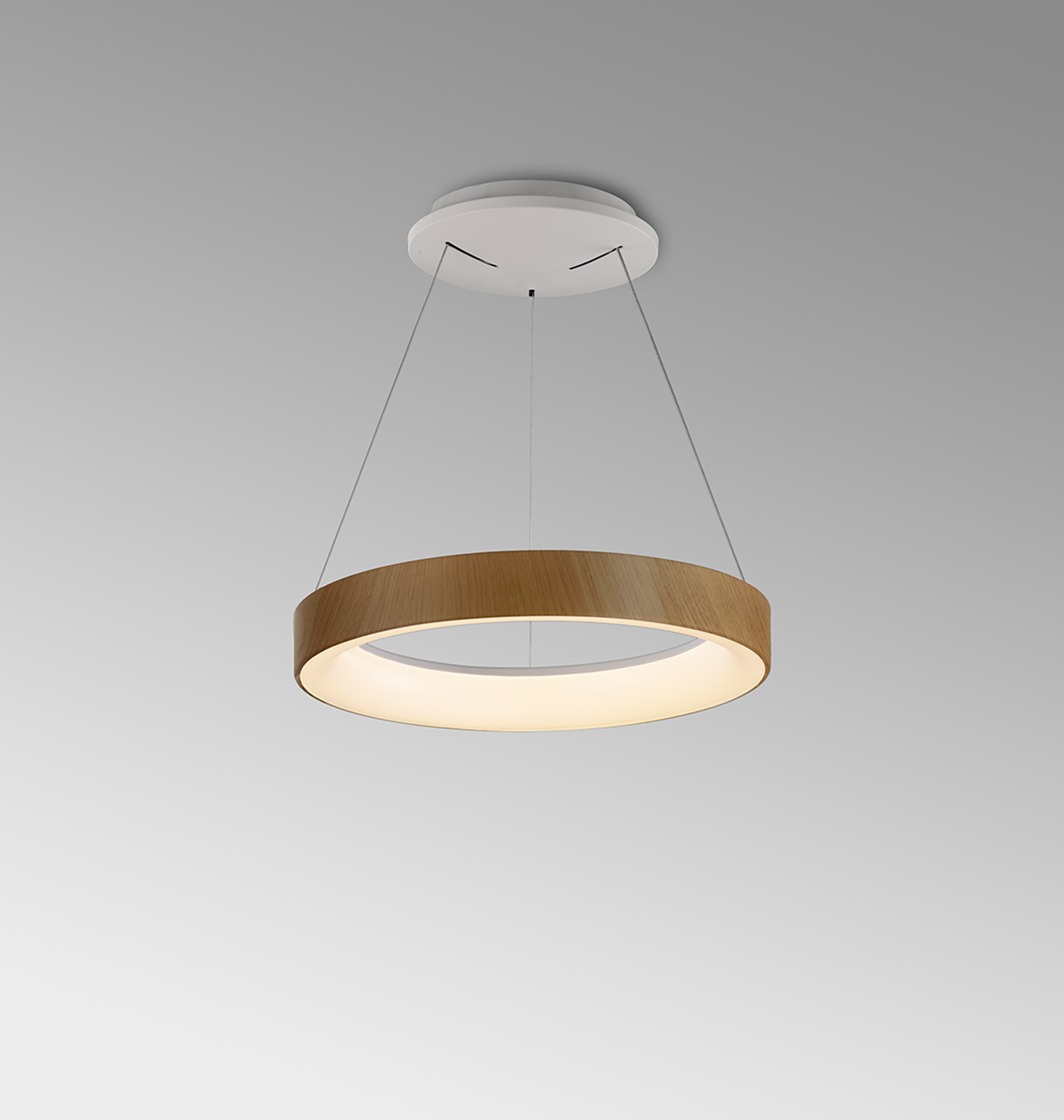 Niseko II Wood Ceiling Lights Mantra Ring Pendants